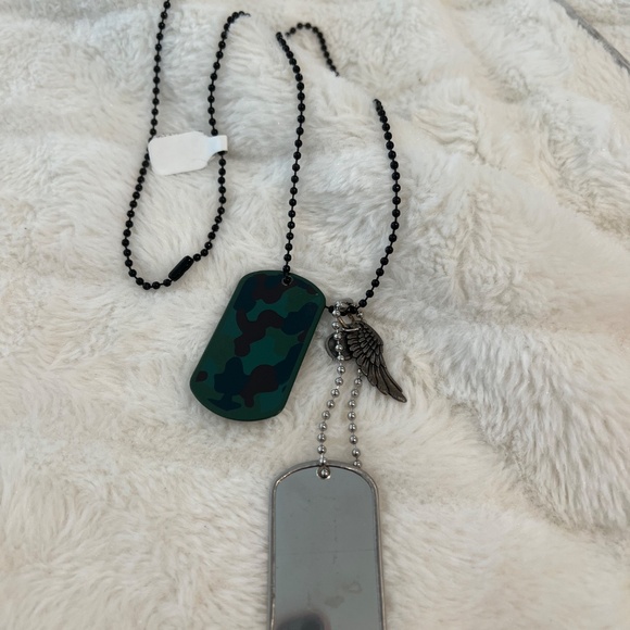 New handmade dog tag and charm necklace - Picture 3 of 3